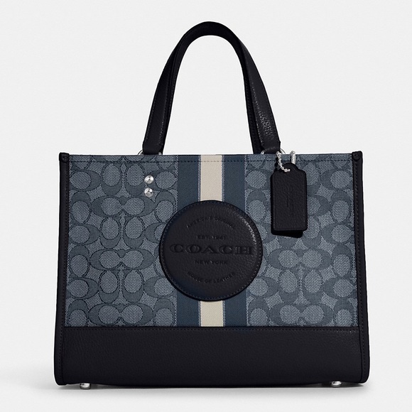 COPY - Dempsey Carryall In Signature Jacquard With Stripe And Coach Patch - Picture 1 of 5